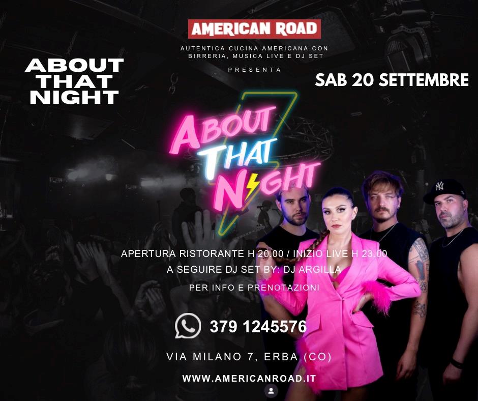 ATN • Sabato 20 Settembre• American Road, Erba (CO)